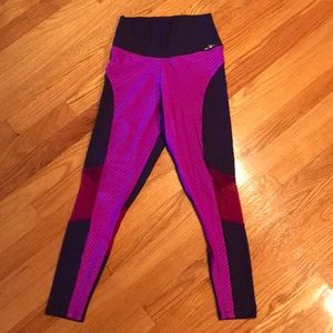 Cajubrasil purple and pink leggings